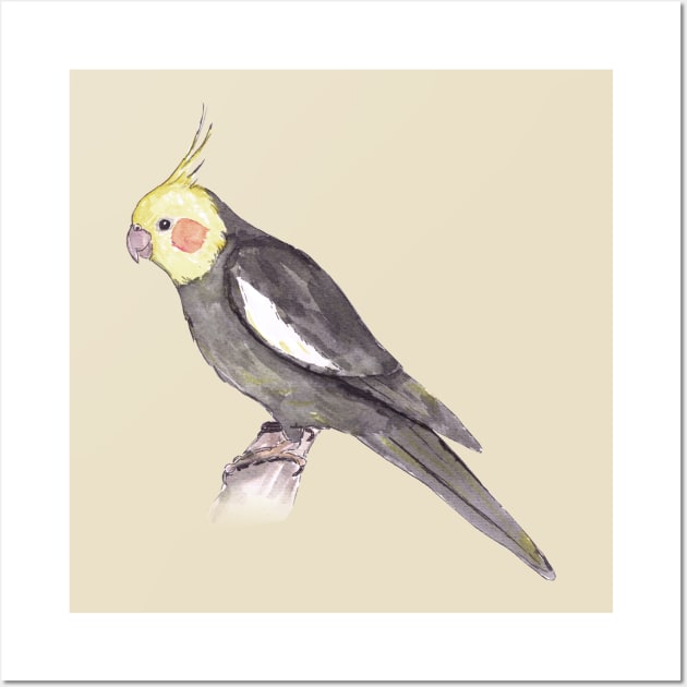 Cockatiel Wall Art by Bwiselizzy